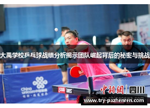 大禹学校乒乓球战绩分析揭示团队崛起背后的秘密与挑战