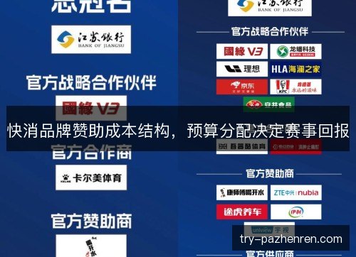 快消品牌赞助成本结构，预算分配决定赛事回报